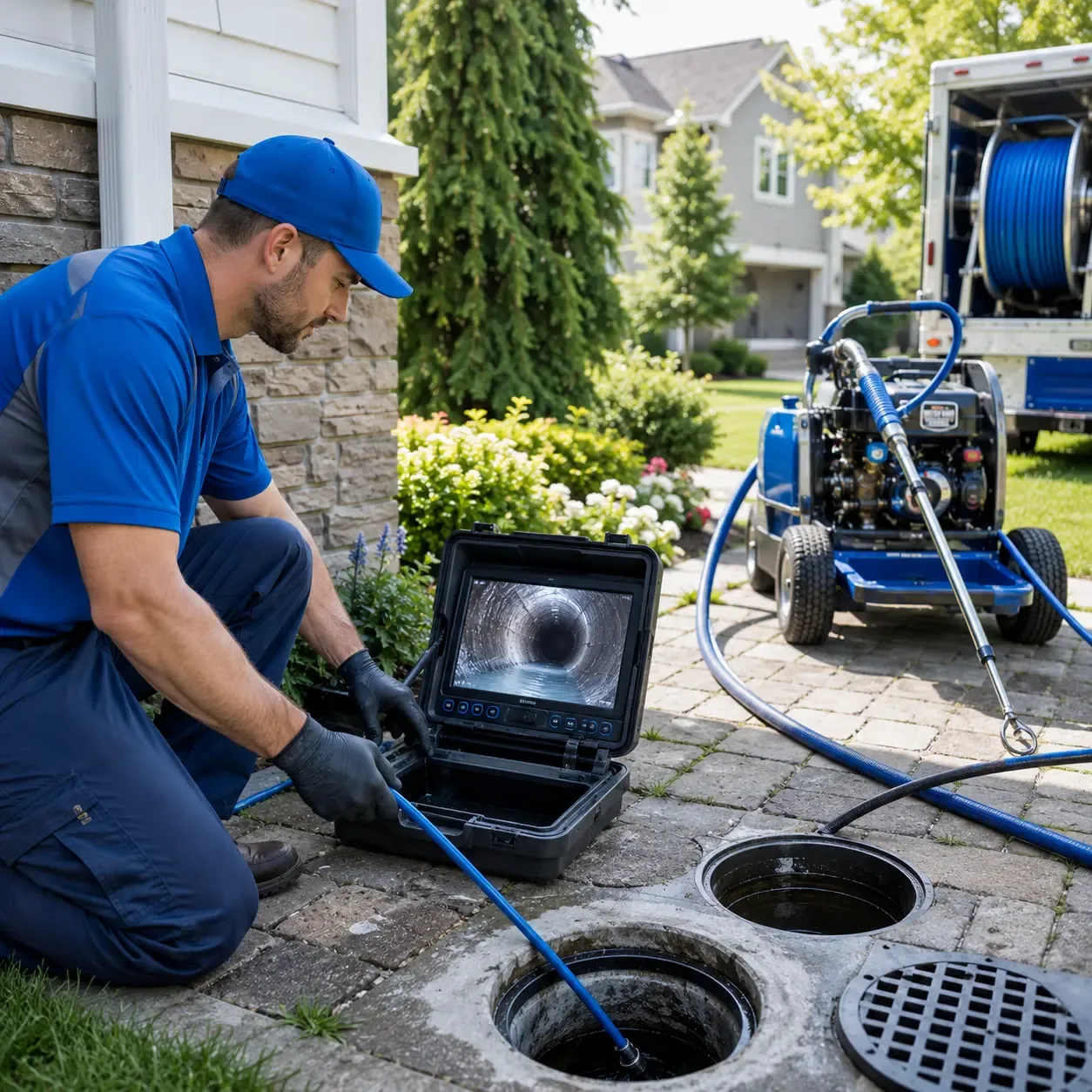 Outdoor drain cleaning professionals serving Garrett, PA